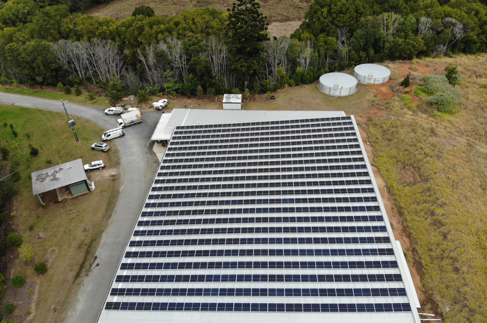 Image of solar power by Quantum Solar at Mount Warning Beverage Company